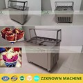 cheap price Free ship 220V R22 double square pan fried ice cream machine