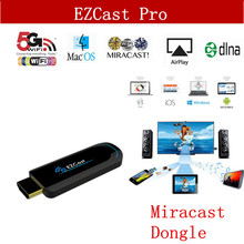 Vensmile Ezcast 5G wifi tv stick Dongle Miracast HDMI Mirror2 TV Airplay DLNA for android ios
