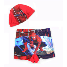 New 2016 Kids Boy Minions Swimwear Children Summer Fashion Spiderman Swimming Trunks Boys Bathing Swimsuit 2pcs