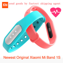 Newest Original Xiaomi Mi Band 1S featured heart rate monitor new smart wristbands for iPhone Xiaomi Mi4 Mi4i Android 4.4 phone