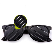 824 Black Unisex Vision Care Pinhole Eyeglasses Pinhole Glasses Eye Exercise Eyesight Anti-glasses Z203