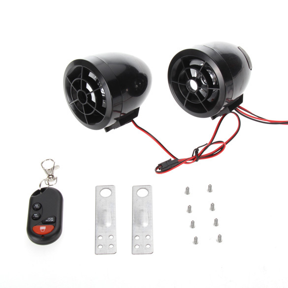 New Waterproof MP3 Player FM radio+Security Alarm system+ Wireless remote Speakers Audio Sound System Black for Motorcycle New Waterproof MP3 Player FM radio+Security Alarm system+ Wireless remote Speakers Audio Sound System Black for Motorcycle