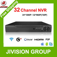 32CH NVR CCTV 24CH 1080p 32CH 960p 720p NVR 32ch HDMI ONVIF P2P Cloud network support 1HDD 4TB 32 Channel Network video recorder