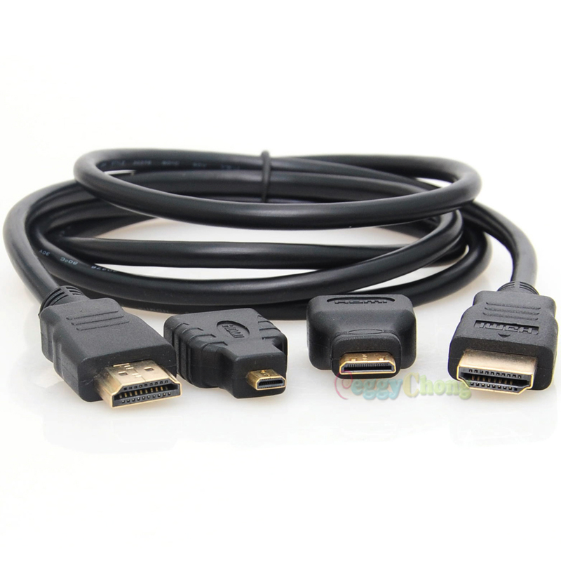 3 in 1 v1 4 hdmi to hdmi mini hdmi micro hdmi cable gold 3 in 1 v1 4 hdmi to hdmi mini hdmi micro hdmi cable gold
