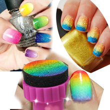 Nail Art Brush Design Stamping Polishing Brushes Stamper Sponge Manicure Tool DIY Hot New Fashion Useful Nail Buff