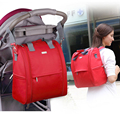 New Arrival Elegant Baby Diaper Backpacks Portable Zipper Multifunctional 31 16 35cm Large capacity Changing Bags