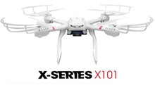 MJX X101 2.4G 3D Roll FPV Wifi RC Quadcopter Drone Helicopter 6-Axis Toy White