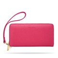 Wholesale high quality IMICHAEL leather wallet long women zipper case for iphone5 6 6s 6s plus