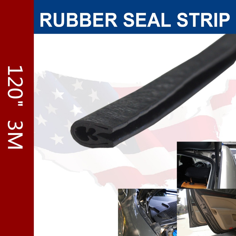 Black Rubber Edge Trim Caravan Trailer Camper Truck Interior Exterior