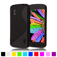 S Line TPU Case For LG Nexus 4 E960,TPU case For LG Nexus 4 E960,free shipping