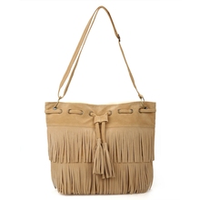 Fringe Cross-body New Shoulder Fashion Tassels Faux Suede Bag Women’s Bag Handbags