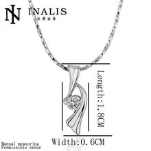 N204 Fine Jewelry Accessories Women Necklace 18K Gold Plated Austrian Crystal Pendant Necklace Jewlery Vintage Statement