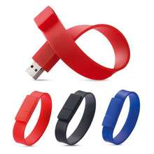 Fashion Silicone Bracelet Men Unisex Wrist Band 32gb 8gb 4gb USB Flash Drive Pen Drive 64gb 16gb USB 2.0 Stick U Disk Pendrive