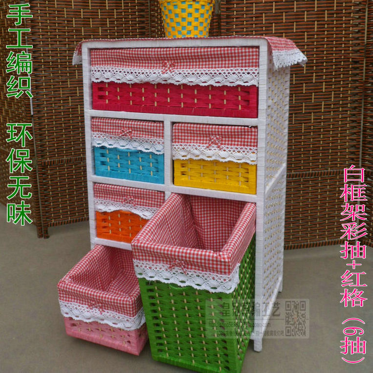 Compra Mesitas de noche de mimbre online al por mayor de China