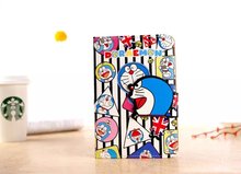 2015 High Quality New Arrival Cartoon Doraemon Tablet Covers Flip Leather PU Case For Ipad Mini