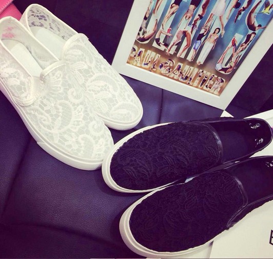sale fashionville free ship j875 2 colors lace slip on casual sneakers sandals