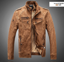 Free Shipping 2015new men brief short thick pu punk leather jackets men leather coat collar male Korea slim men jacket GM609