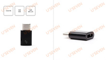 100 Original Xiaomi Convertor Micro USB Female to USB 3 1 Type C Male Cable Convertor
