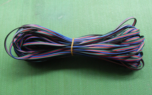 20 m 4pin коннектор 4 проволока rgb электрическая кабель расширением мозга для rgb 3528 и 5050 из светодиодов полоска освещение аксессуары