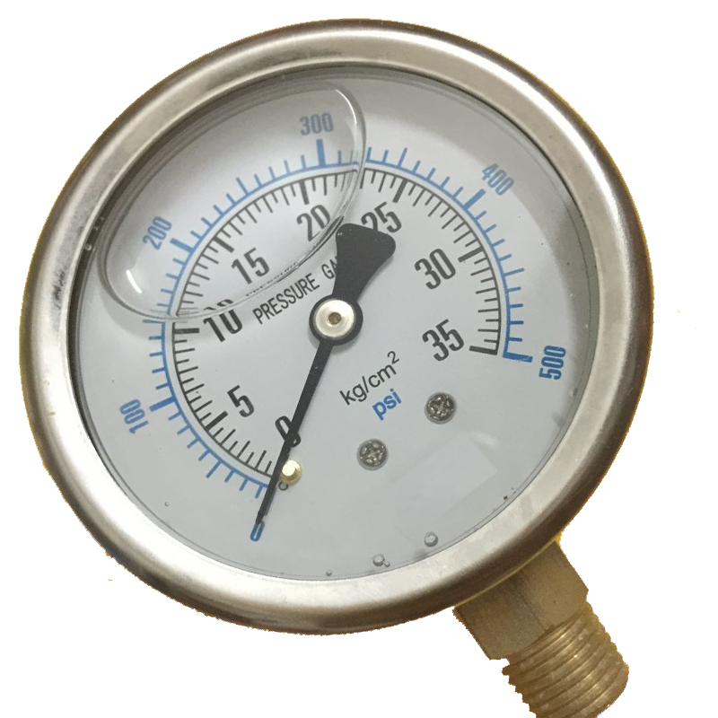 Stainless steel Vacuum Gauge Air Manometer Pressure Gauge 5kg / 15kg