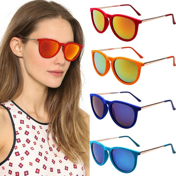 Новый 2015 круглый солнечных очков женщин бархат солнцезащитные очки винтаж замочная скважина очки óculos De Sol ретро вс стеклянные SS067