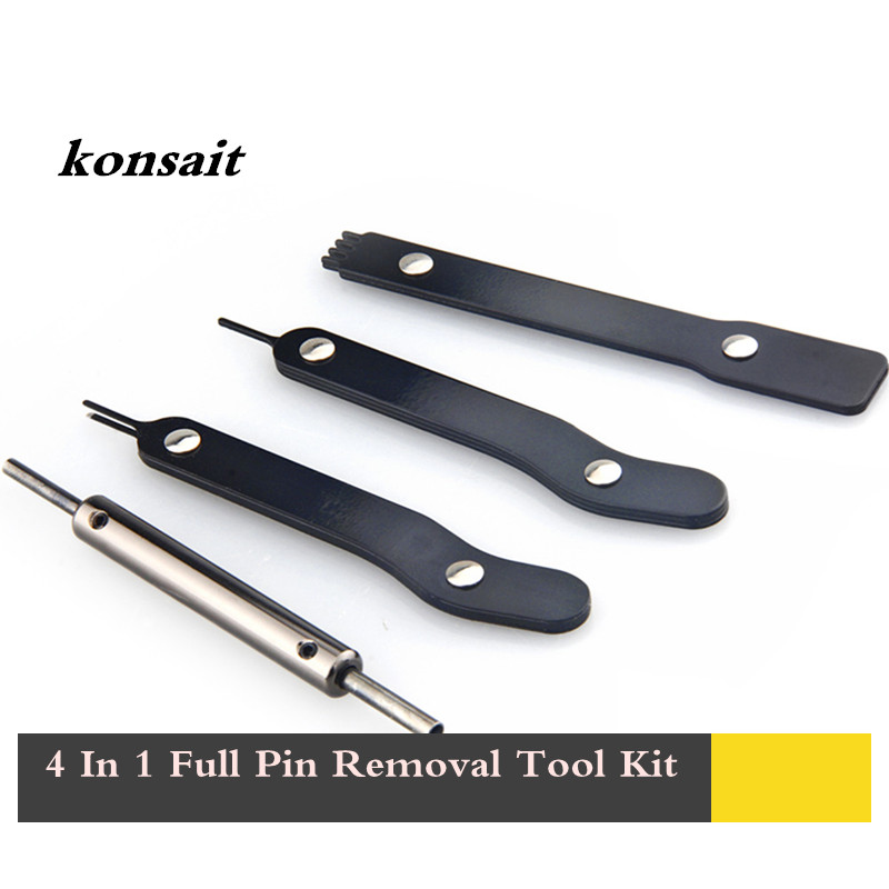 4PCS/Set ATX/ EPS/ PCI E/ Molex/ SATA Full Pin Removal Tool Kit for