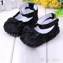 Girl Baby Shoes Crib Comfortable AntiSlip Sandal Princess Toddler 0 18 months 1MCO