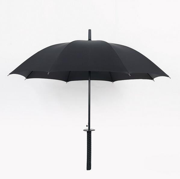 New Cool Samurai Sword Handle Parapluie Rainy and Sunny Men Umbrella AS Gifts Protection Windproof Folding Umbrellas