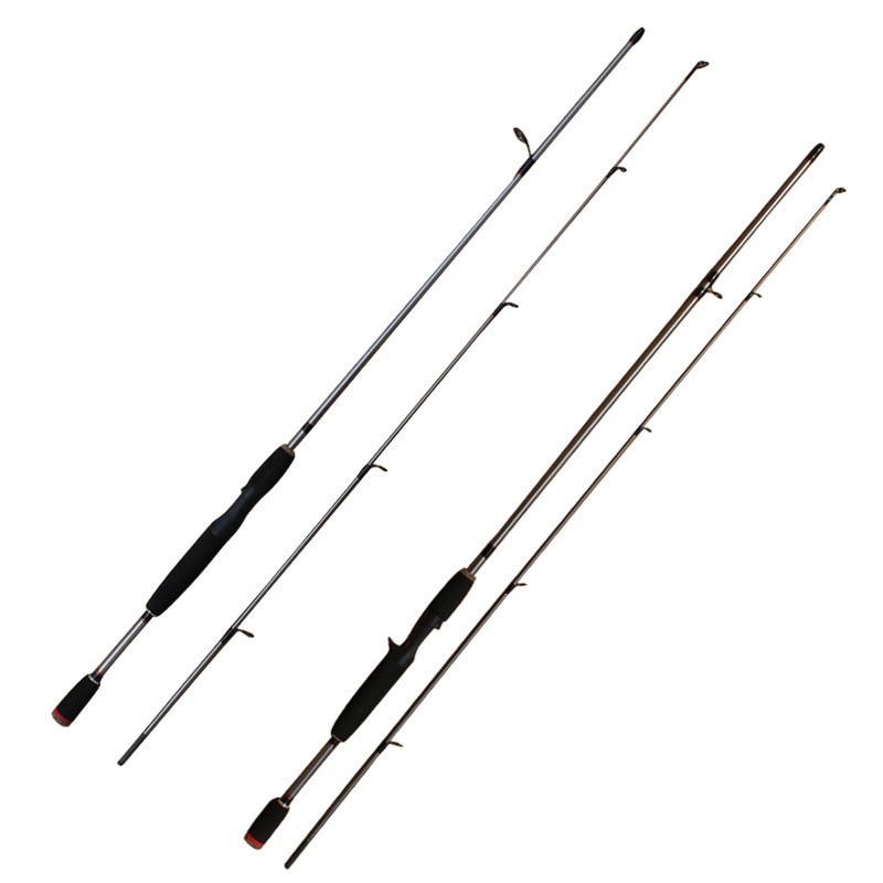 1.8M/2.1M Casting Rod Baitcasting Rod Carbon Fishing Rod Lure Fishing 2 Segments M Power Lure Fishing Pole Stick