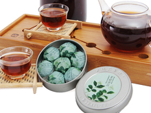 puer tea Hot Selling Round Box Mini Compressed Tea Healthy Chinese Authentic puer 1box 7pieces Jasmine