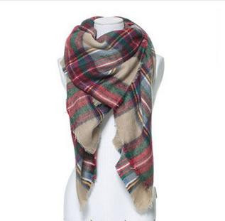 za major Winter 2015 font b Tartan b font Scarf Plaid Scarf cuadros New Designer Unisex