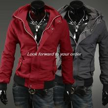 2014 Autumn Winter Warm Fashon New Casual Jackets Men Outerwear Hoodie Jacket Coat Zipper Slim Casual
