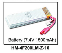 Original battery for Walkera 4F200LM RC Helicopter Parts 7.4V 1500mAh Battery