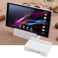 Magnetic Charger Charging Dock Docking Station Cradle For Sony Xperia Z1 L39H Xperia Z Ultra XL39h-white