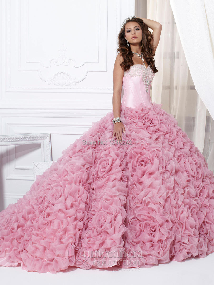 long tail quinceanera dresses