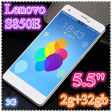Lenovo S850E Cell Phones 5.5 inch HD 1920×1080 MTK6595 Octa Core 2.0GHz 2GB RAM 32GB 13.0MP Android Smartphone 3G Phone S850