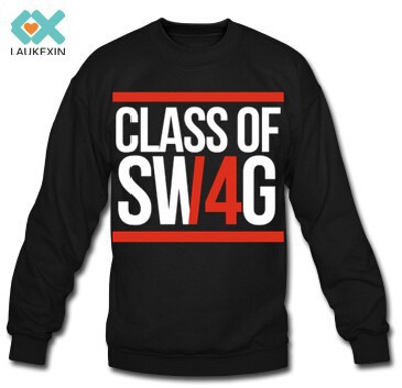 2014CLASS OF SWAG 14 (RED WITH BANDS) Sweatshirt Black