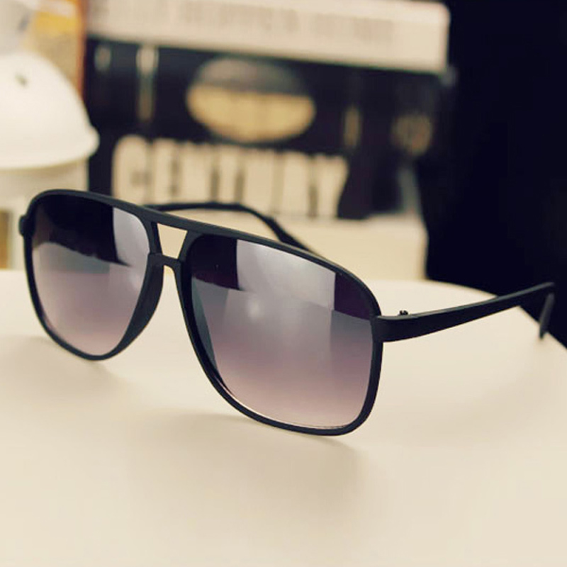 YUKII New 2016 Men Pilot Sunglasses Square Black Frame ...