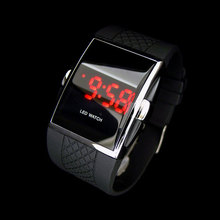 Newest Hot style LED Wrist watch Gifts Kid boys Men Black  NVIE