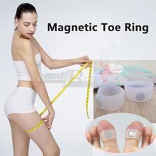 2 PCS Pair Slimming Health Silicon Magnetic Foot Massager Massge relax Toe Ring for Weight Loss