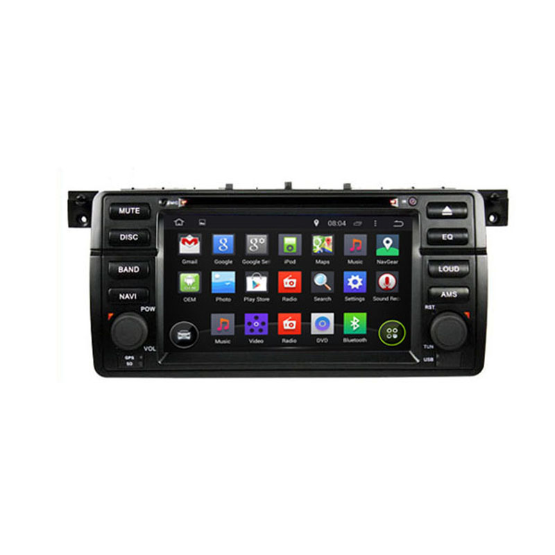 1 Din Android 4.4 Fit BMW E46 / M3 1998 1999 2000 2001 2002 2003 2004 2005 Car DVD Player GPS TV 3G Radio WiFi Bluetooth