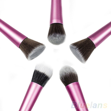 3 Colors 5 types New Women Professional Powder Blush Cosmetic Stipple Foundation Brush Makeup Tool 5