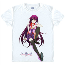 Bakemonogatari Monstory Anime gifts Christmas T shirts Japanese anime shirt 3d print Cosplay t-shirt Men’s t-shirt Camisetas