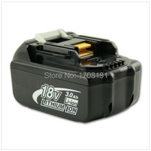 Привет — 1 пакетов makita 18 v BL1830 3000 mAh компактный электропитание инструмент аккумулятор, Погружены singaport сообщение