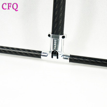 (CFQ)Quadcopter kit Tarot Metal T Type Mount for Tarot 650 680 16MM Landing Gear adapter 10MM transversely carbon tubes drone
