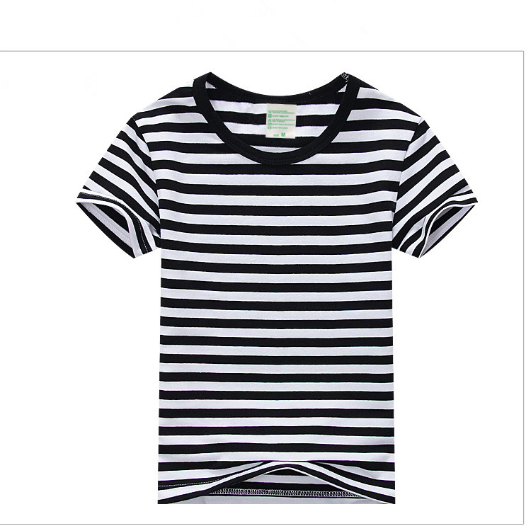 black and white striped t shirt