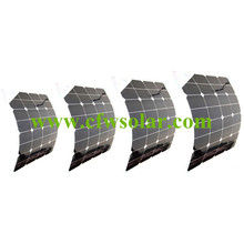 Factory price sunpower flexible solar 200W(4*50W), size 555*535*3mm for each panel with 0.9M cable MC4 connector.