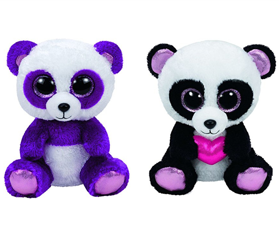 purple panda plush