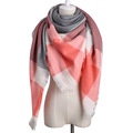 2016 ZA Spain Fashion Brand Women Plaid Cashmere Scarf Shawl Soft Acrylic Winter Scarves