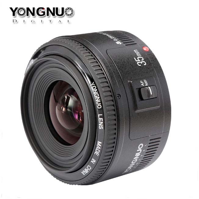 IN STOCK! YONGNUO Lens YN35mm F/2 Large Aperture Fixed Auto Focus Lens For Canon DSLR Camera 5Ds 5Dr 7D,35mm f2